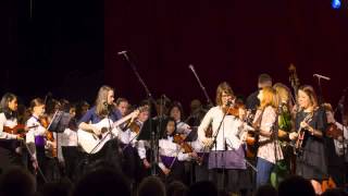 Wintergrass 2013 Youth Orchestra with Della Mae singing &quot;Paper Prince&quot;