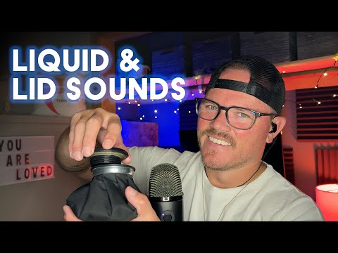 ASMR // Liquid & Lids with a Side of Hand Sounds