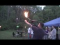 Lighting a Bonfire Using a Flaming Arrow from a Crossbow