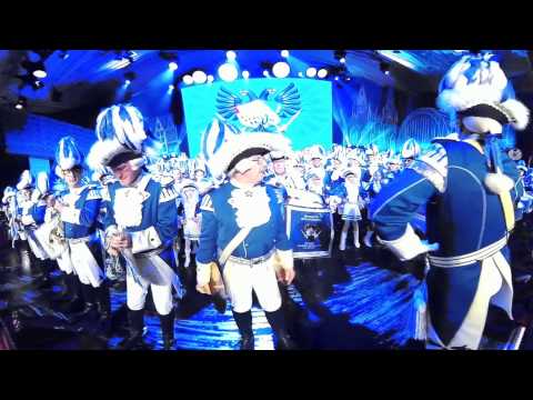 360 Grad Video: Einzug der BLAUEN FUNKEN im GÜRZENICH Köln zur GALA SITZUNG01.02.2017