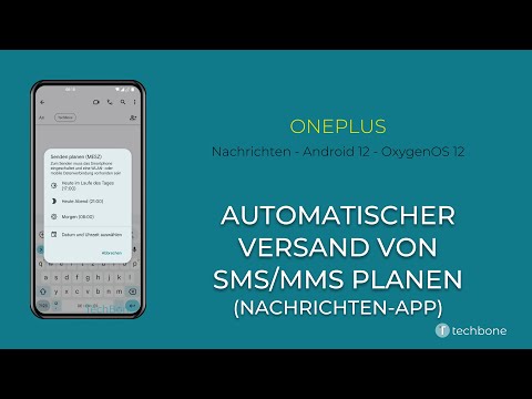 Automatischer Versand von SMS/MMS planen (Nachrichten-App) - OnePlus [Android 12 - OxygenOS 12]