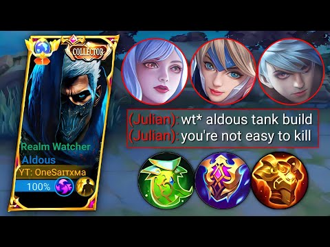 ALDOUS FULL MAGICAL COUNTER TANK BUILD IS HERE🔥 | ALDOUS BEST BUILD 2023