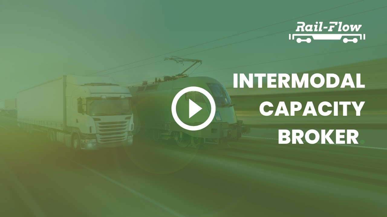 Easy access to intermodal transport with the Rail-Flow Intermodal Capacity Broker (ICB).