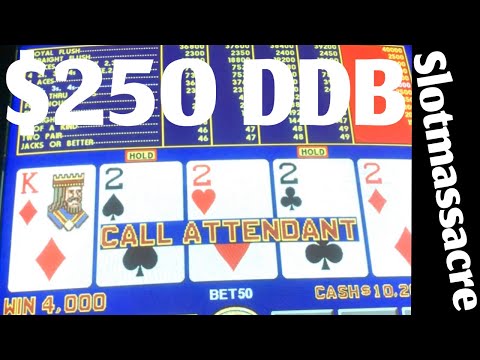 You’ve NEVER seen this happen before! $250 Double Double Bonus Poker.