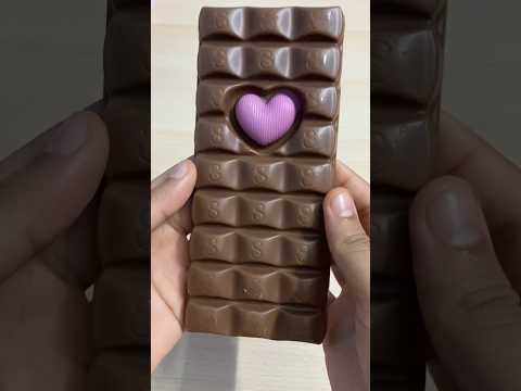 Cadbury Dairy Milk Silk Heart Blush 🍫#asmr #shots #shorts