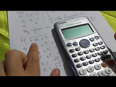 GIẢI PHƯƠNG TRÌNH CHỨA ẨN TRONG DẤU CĂN BẬC HAI.