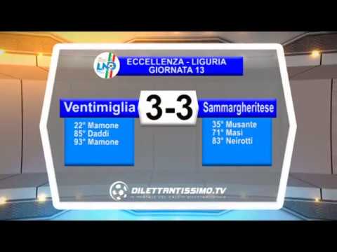 VENTIMIGLIA- SAMMARGHERITESE 3-3 Eccellenza 13^ giornata