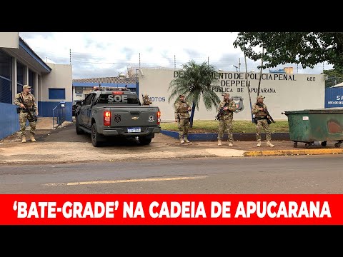 SOE E DEPEN REALIZAM BATE GRADE NA CADEIA PÚBLICA DE APUCARANA