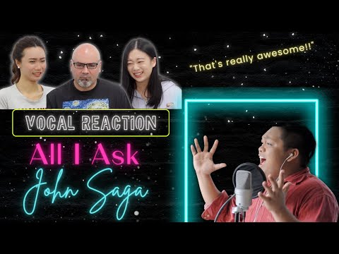 All I Ask | Adele (John Saga Cover) - Vocal Coach Reacts