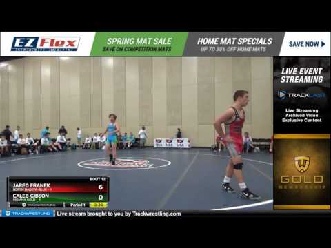 152 Jared Franek North Dakota Blue vs Caleb Gibson Indiana Gold 8447024104