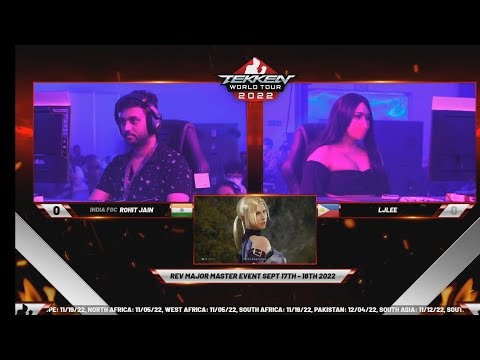 Rohit jain first time 2022 TEKKEN World Tour Master Event - REV Major 2022 - Pools