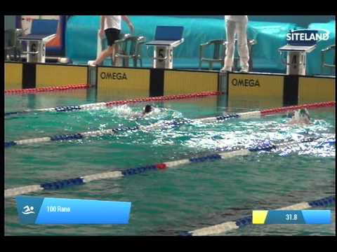 Serie 11 dei 100 Rana  Assoluti Maschi Master - Campionati Regionali Masters 2014 di Veneto e Friul