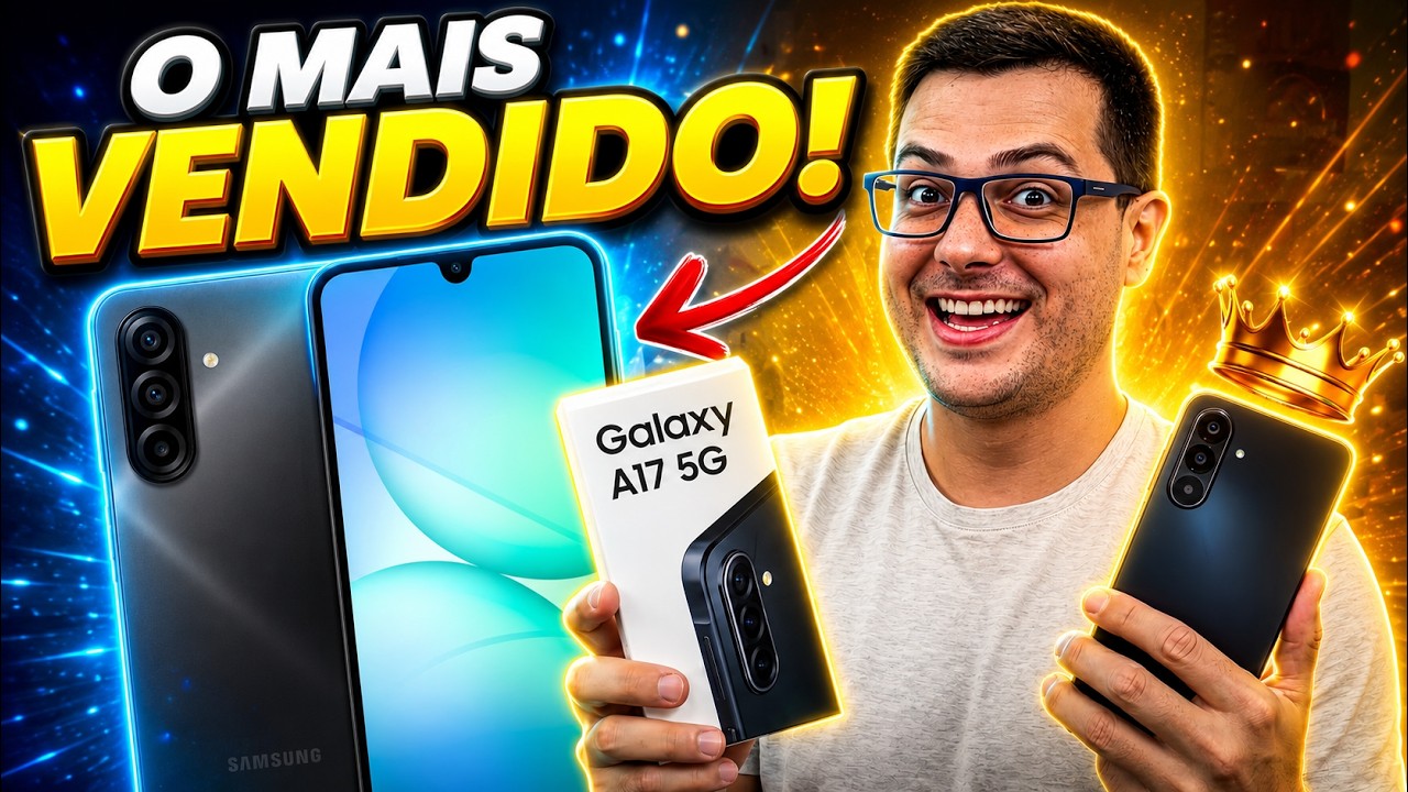 Galaxy A17 é o QUERIDINHO da SAMSUNG! Será que VALE A PENA?!