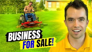 My Lawn Care Company is FOR SALE (How to Buy a Business)