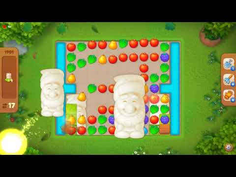 1901 Gardenscapes Hard Level  Прохождение Игры