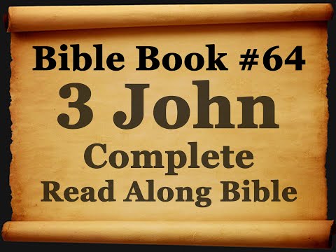 Bible Book 64. 3 John Complete King James 1611 Authorized Read Along Holy Bible - Diverse Readers