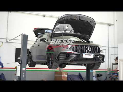 MERCEDES AMG A45 S W177 WITH AKRAPOVIC EXHAUST AND ECU STAGE1 - 470HP 560NM