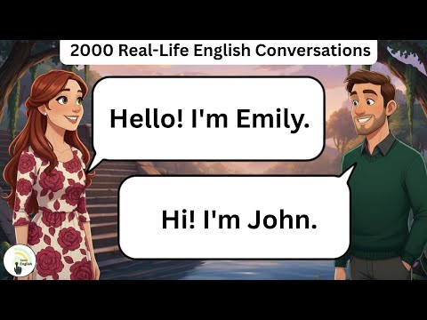 📈 2000 Real-Life English Conversations | Beginner Listening & Speaking Practice  | Learn English