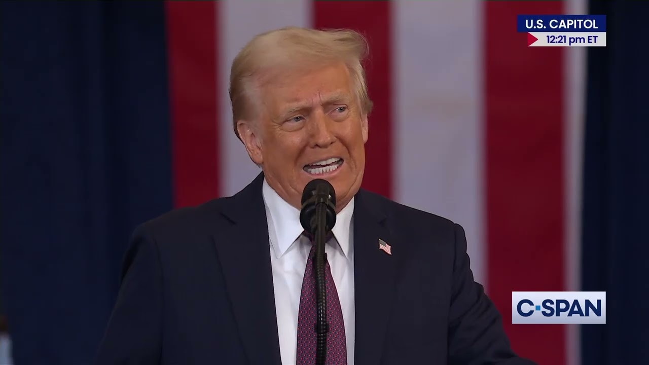 President Donald Trump 2025 Inaugural Address FULL SPEECH