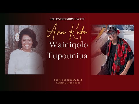 Apō - Ana Kafo Wainiqolo Tupouniua (Fri)