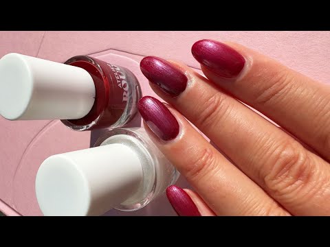 Tutorial hvordan du lager Cherry glazed nails