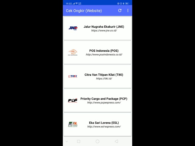 Cek Ongkir Cek Resi All Kurir Website By Ogestudio Tools