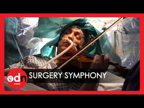 Incredible Footage of Violinist Performing During Brain Surgery