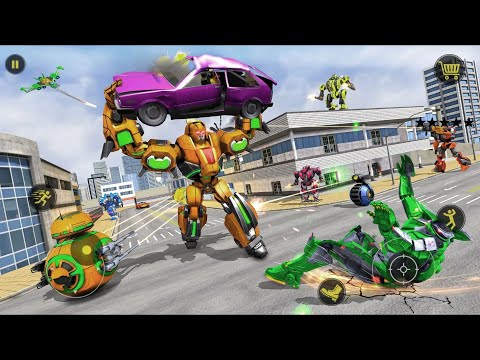 Robot Car Transform Battle - Robot Games 2024 - Android Gameplay | Manh Gaming
