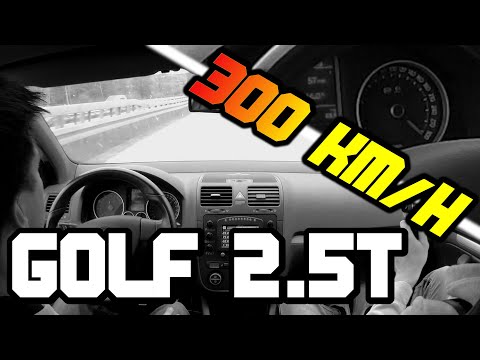 Golf V 2.5 5Zylinder Turbo - Autobahn 300 Km/h Logfahrten