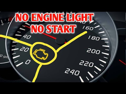 How to fix No Engine lights no start , crank but wont Start , problems solved