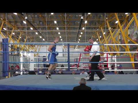 Oskar Smykiel Boxing Championship Scotland (quarterfinal 81kg) 2017