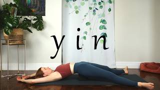 40 Minute Calming Yin Yoga for Mobility || Hips, Hamstrings, Shoulders, Spine