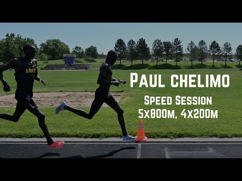Paul Chelimo - Speed Session (5x800m, 4x200m)