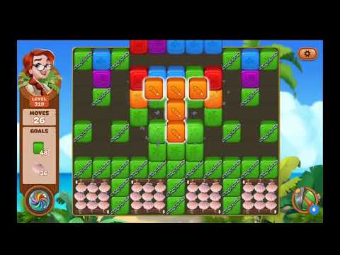 Lost Island Blast Adventure Level 319 NO BOOSTERS - A S GAMING