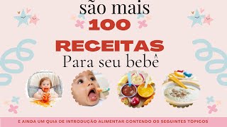 RECEITAS PAPINHAS PARA BEBÊ: Nutritivas