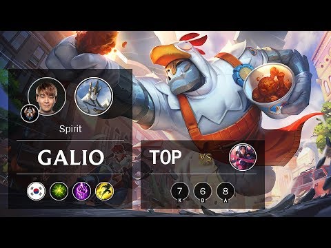 Galio Top vs Irelia - KR Challenger Patch 9.19