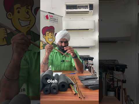 Warning! Don’t use white tape for Air-Conditioning installation! 