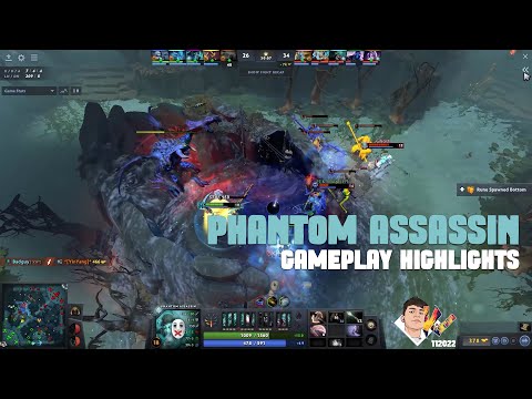 Dota 2 Phantom Assassin Gameplay Highlights 112022 - Kiruuu