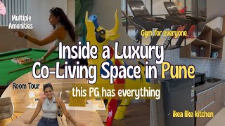 Pune’s Luxury PG That Feels Like a ⭐️Hotel?!,also has Gym, Bar and a video game 