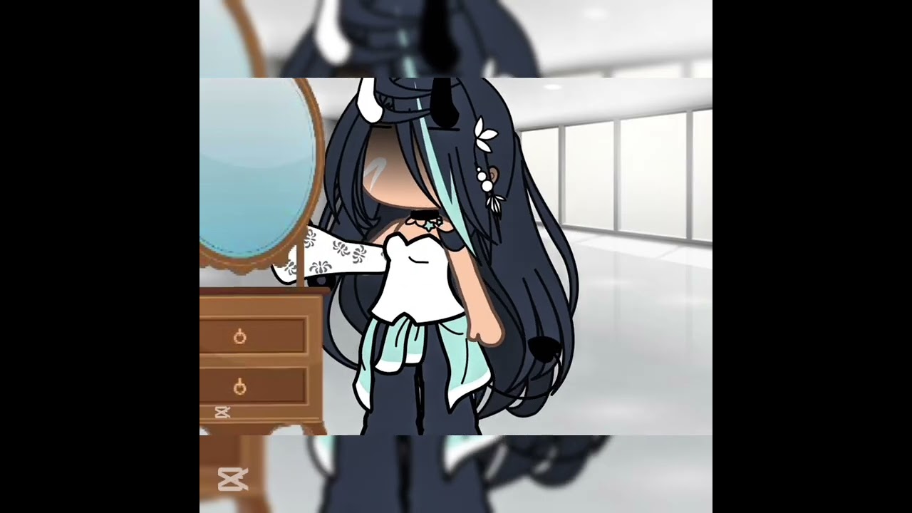 Okay I made this bc I really liked the edit so I wanted a excuse to use it lol#gacha#life#bluehair