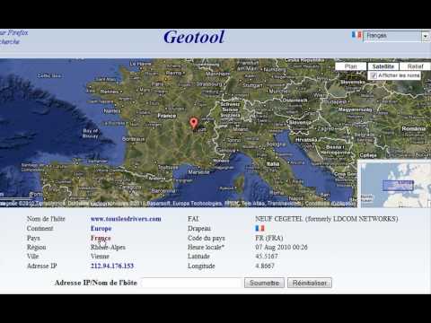 comment localiser un site web