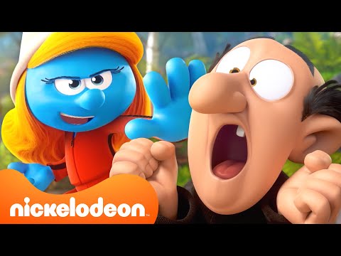 Smurf Mengalahkan Gargamel Tanpa Henti Selama 60 Menit! 👊 | Nickelodeon Bahasa