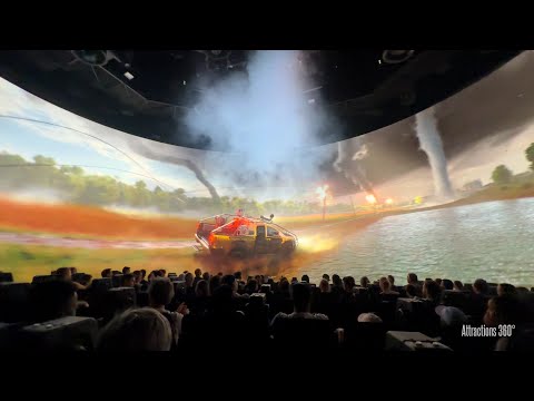 TORNADO Ride | INSANE 360° Ride | You're LITERALLY INSIDE a Tornado! Unique Thrilling Ride
