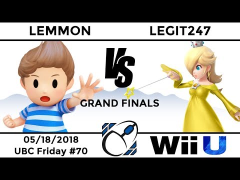 UBC Friday #70: Grand Finals - Lemmon (Lucas, ZSS) vs Legit247 (Rosalina, DK, Sonic, Diddy, Mario)