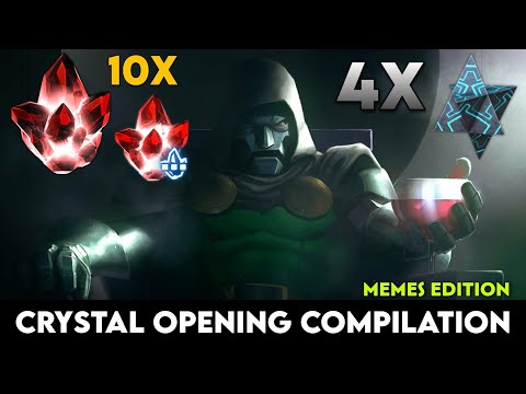 Ultimate Crystal Opening Compilation (Memes Edition) + Nexus Crystal - Marvel Contest of Champions