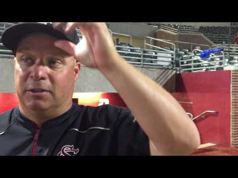 Chad Holbrook after 6-4 victory over Alabama