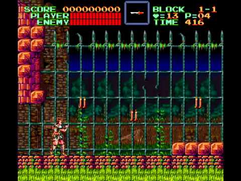 MJ1990 Commentary: Super Castlevania 4 [LV 1] - Simon Belmont Vs. Next Door Neighbors