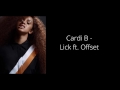 Cardi B - Lick ft. Offset (Lyrics)