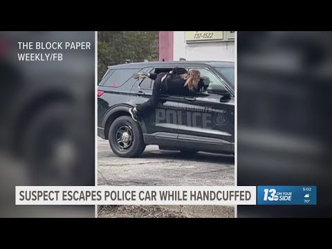 Michigan woman who escaped from police car while handcuffed still at large
