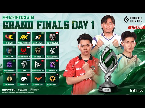 [NP] 2026 PMGO S2 Main Event | Grand Finals Day 1 | PUBG MOBILE GLOBAL OPEN Season 2